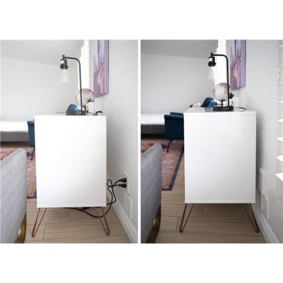 Sleek Socket Ultra-Thin Outlet Concealer with Cord Concealer Kit,3 Outlet,3-Foot - Picture 5 of 6